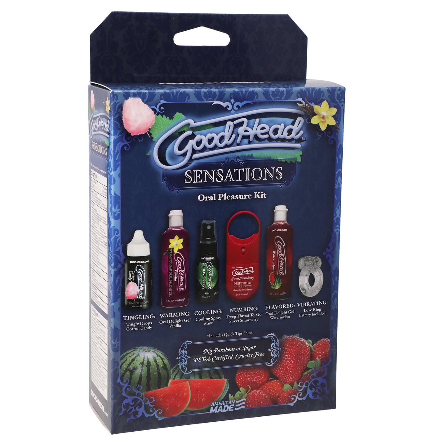 GoodHead Sensations Kit – 6 Piece Oral Pleasure Lotion Set