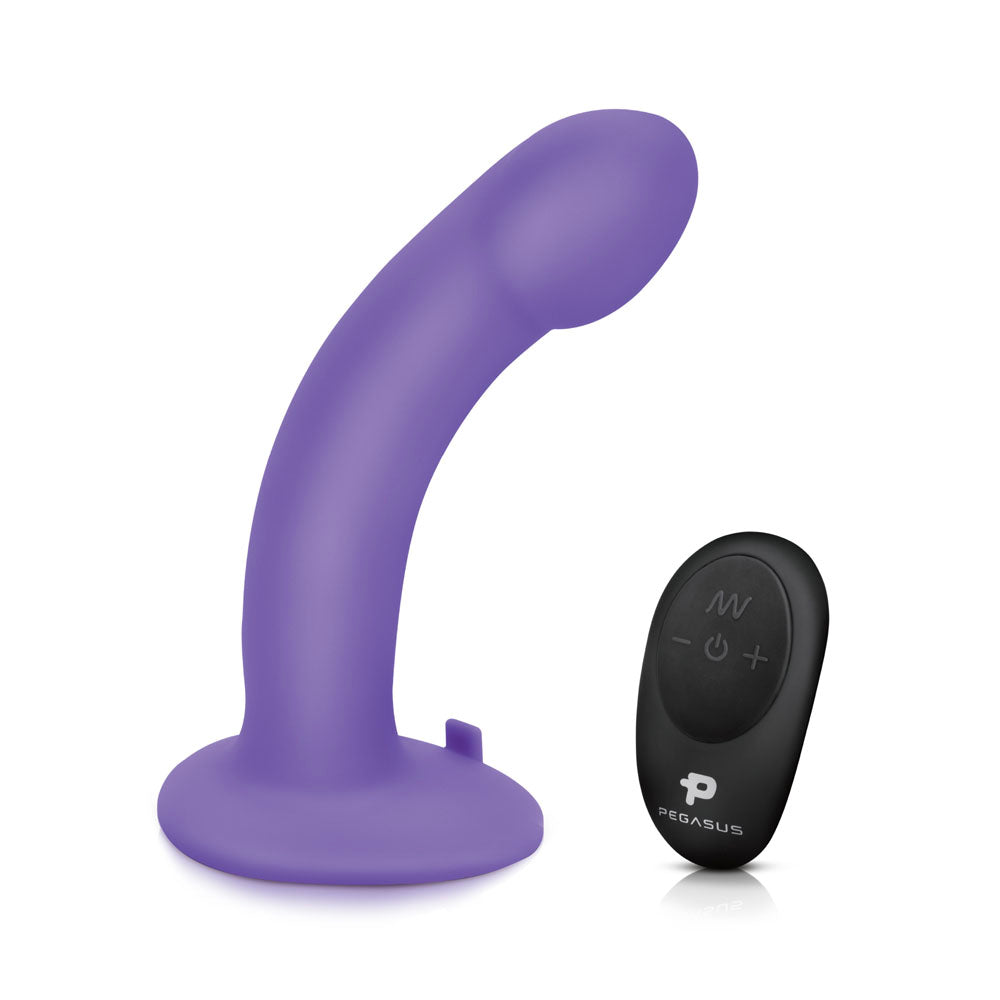 Pegasus 6 Inch Wireless Remote Curved Purple Peg With Harness