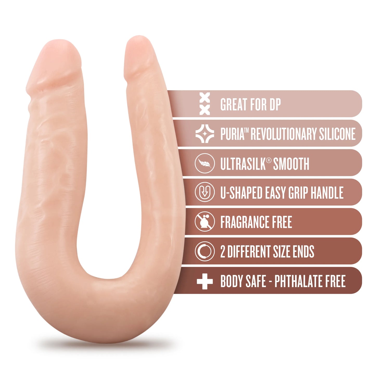 Dr. Skin Dr. Double – 12 Inch Silicone Double Dong