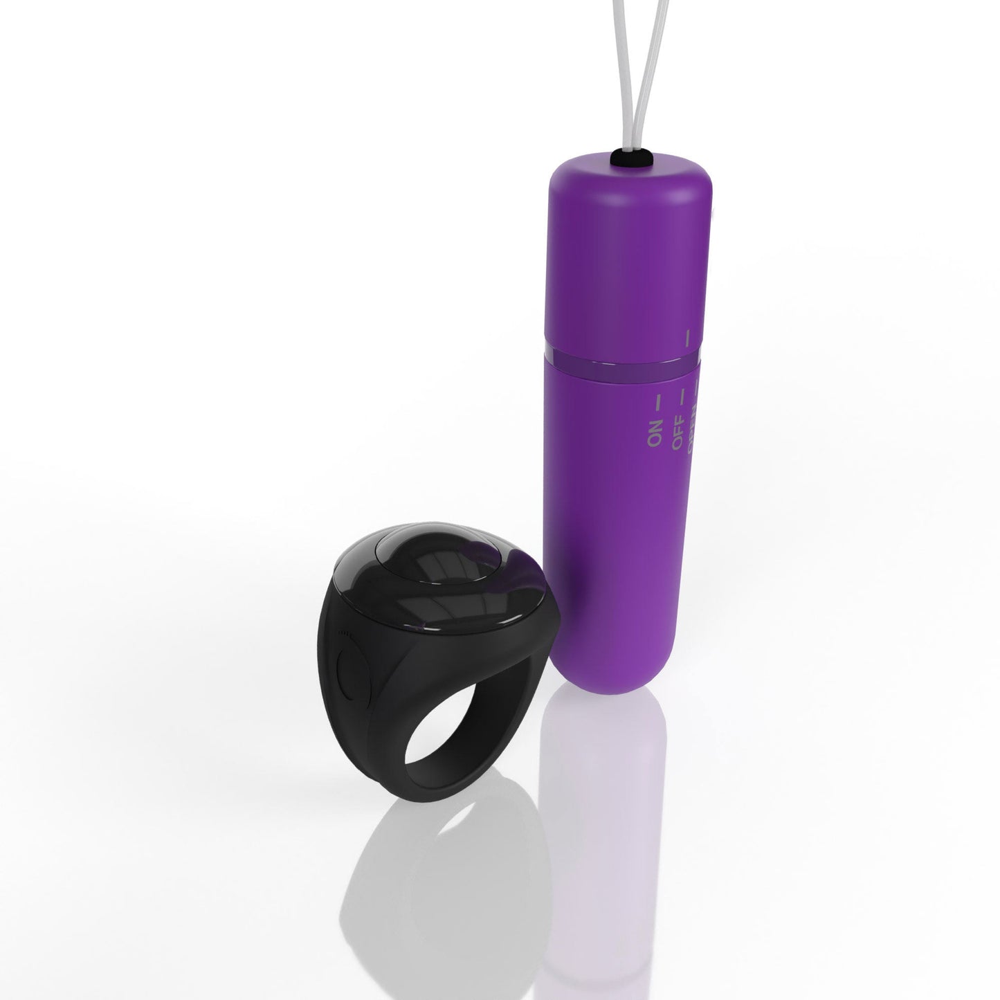 Vibrating Panty Set W/ Remote Ring 4t High Pitch Treble (Grape)