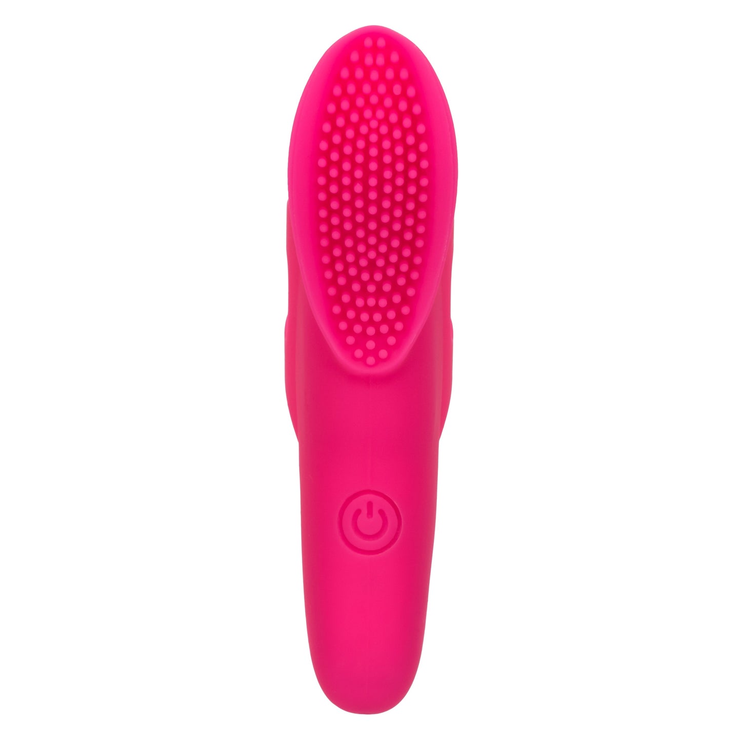 Neon Vibes The Nubby Vibe Pink Silicone Finger Teaser with 10 Functions and Rechargeable