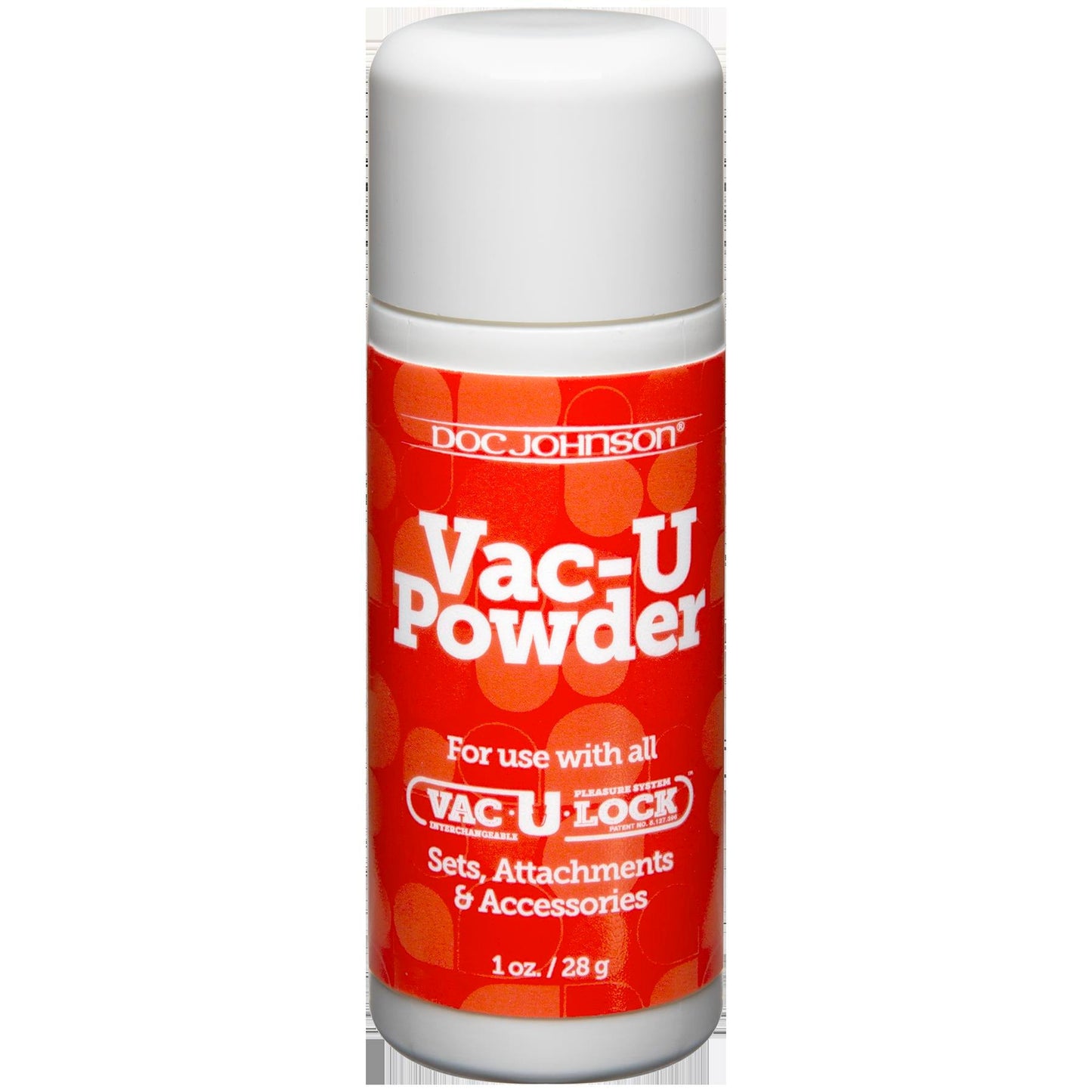 Vac-U-Lock Accessory Vac-U Powder White Talc 1oz Smooth Attachment and Detaching Aid