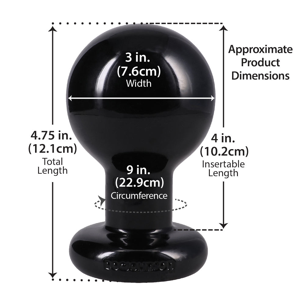 Round Large Butt Plug – Comfortable Spherical Design