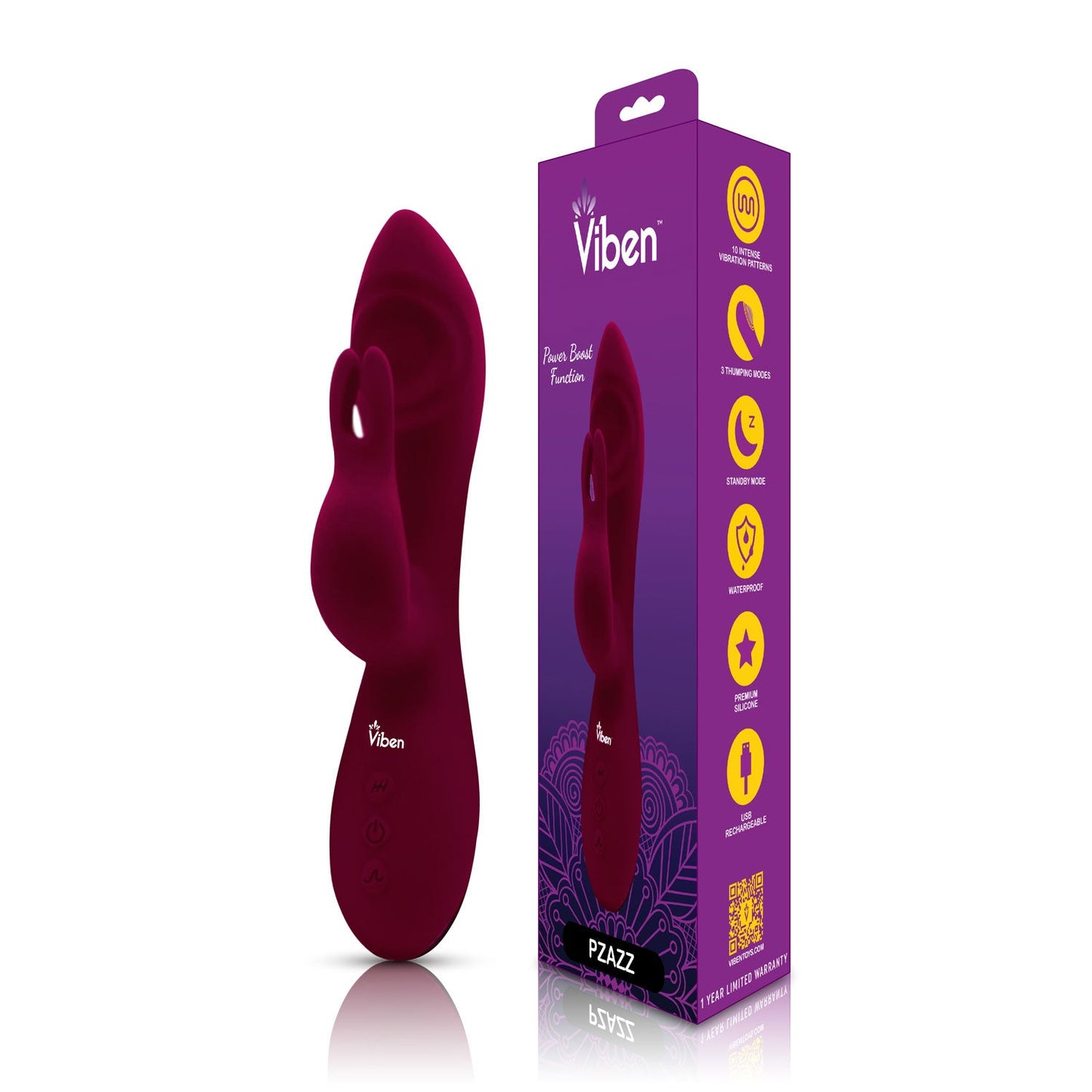 Viben Pzazz Thumping Rabbit Ruby