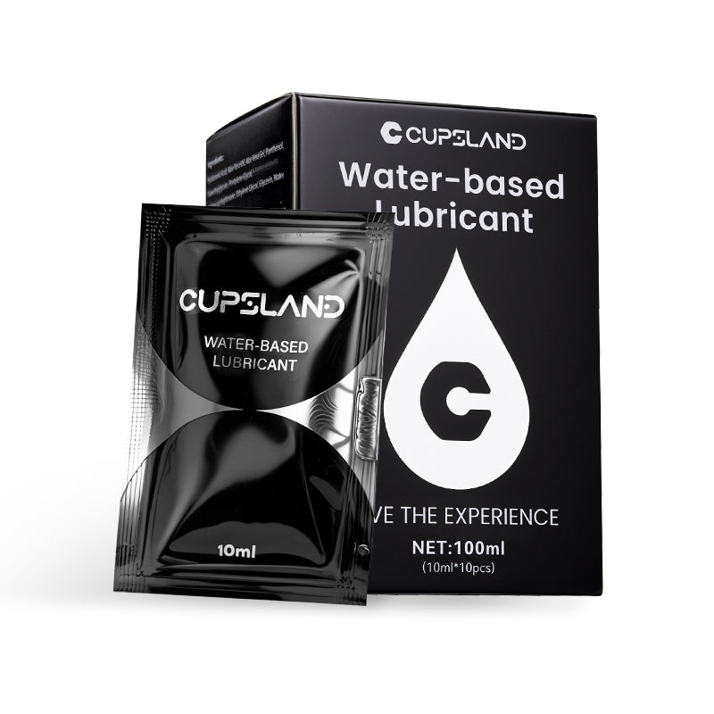 Acmejoy - Cupsland Water-based Lube 10x10ml Black Lube & Essential