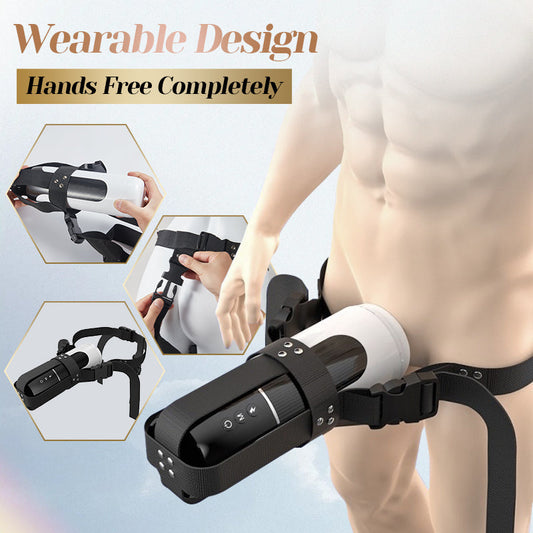Saith - Wearable Thrusting Heating Masturbator Masturbation Cup