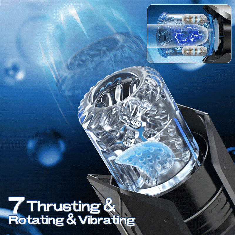 King -Powerful Suction 360° Deep Tight Wrapping Easy to Clean Masturbator Masturbation Cup