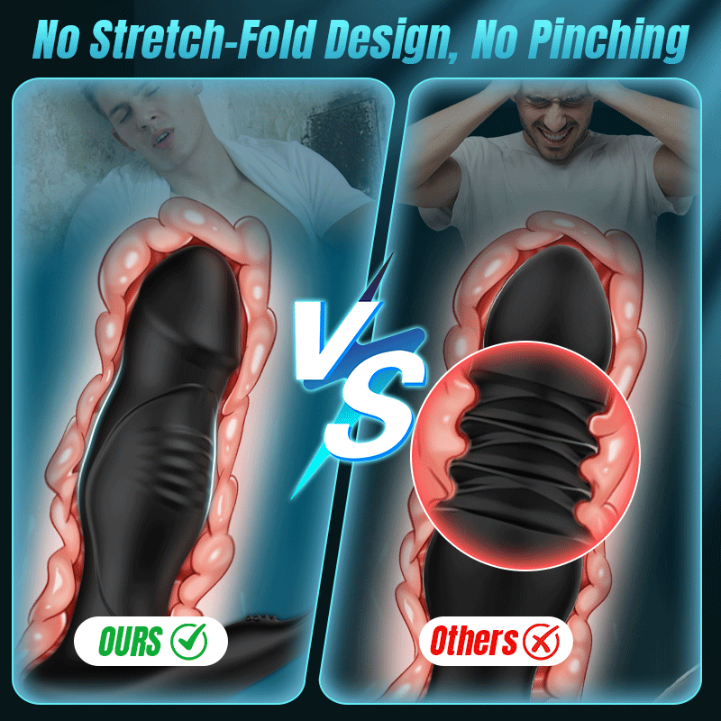 Blossom - 9 Wriggling Swaying Male Prostate Toy with Cock Ring Anal Toys