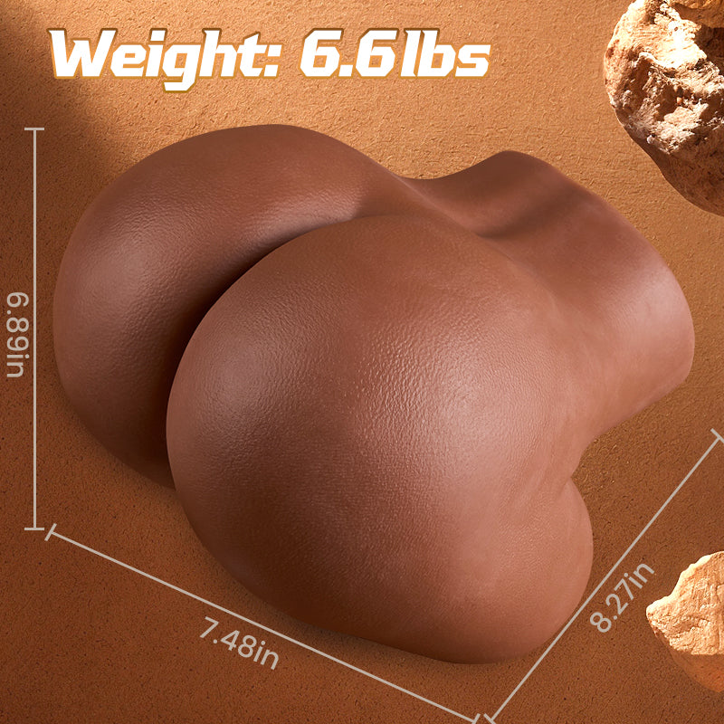 Lara - 6.6lbs Round and Sweet Nurse Ass Dual Channel Realistic Butt Male Masturbator Masturbators