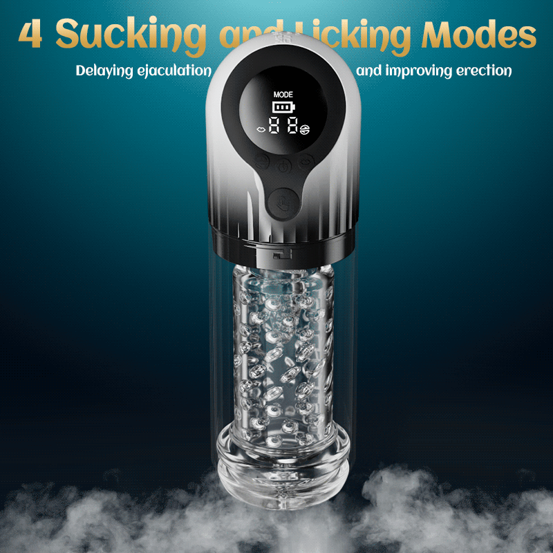 Vortex Male Stroker - Acmejoy X Bestvibe Collaboration 4 Strong Suction One-Key Burst 9 Rotations Easy to Clean with Free Lubricant Masturbation Cup