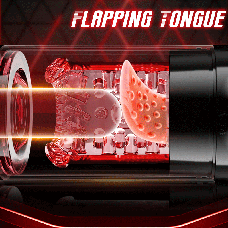 Cinder - Thrusting Rotating Sucking Vibrating Licking Blowjob Male Stroker Masturbation Cup