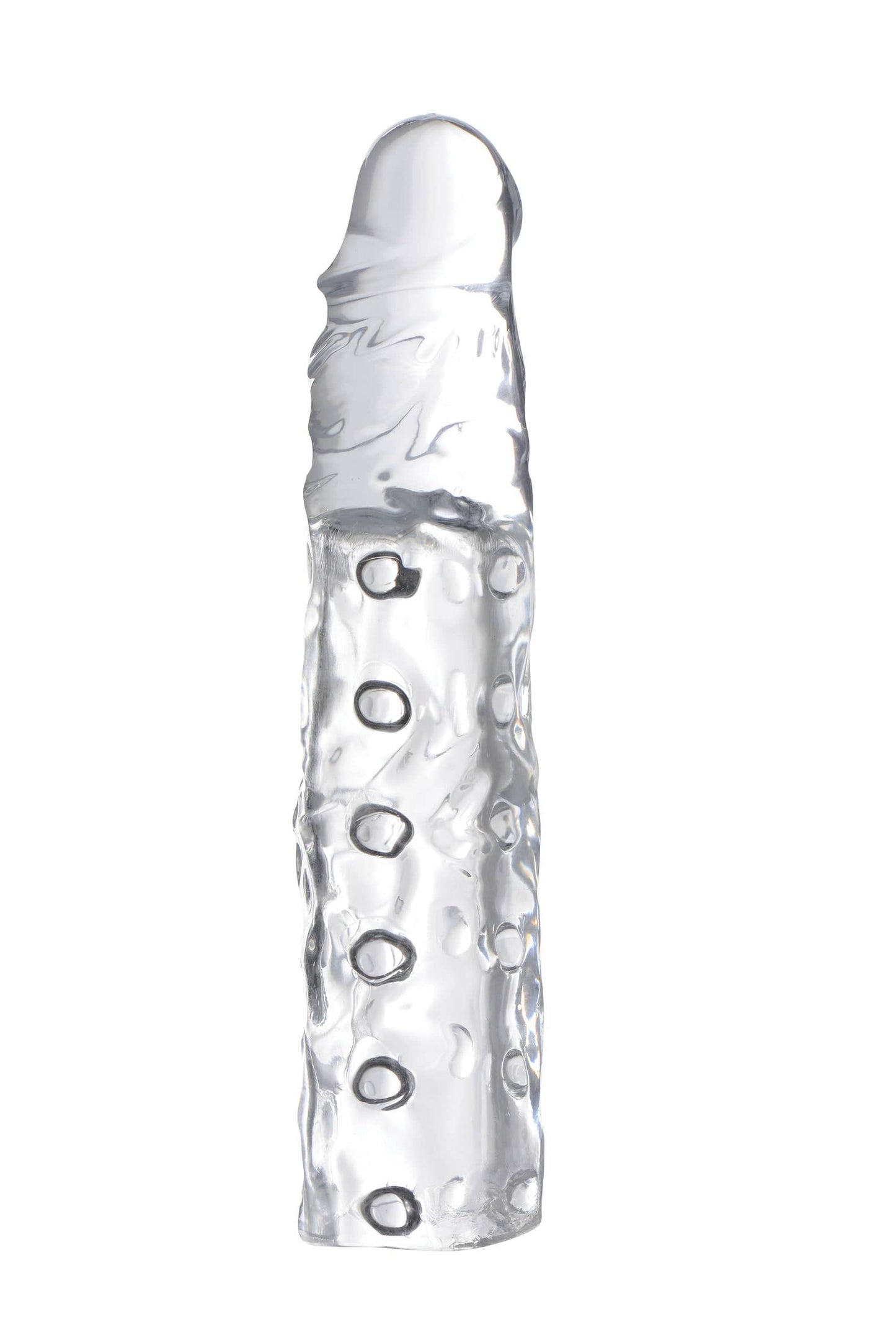 3in Clear Penis Enhancer Sleeve for Extra Length and Girth