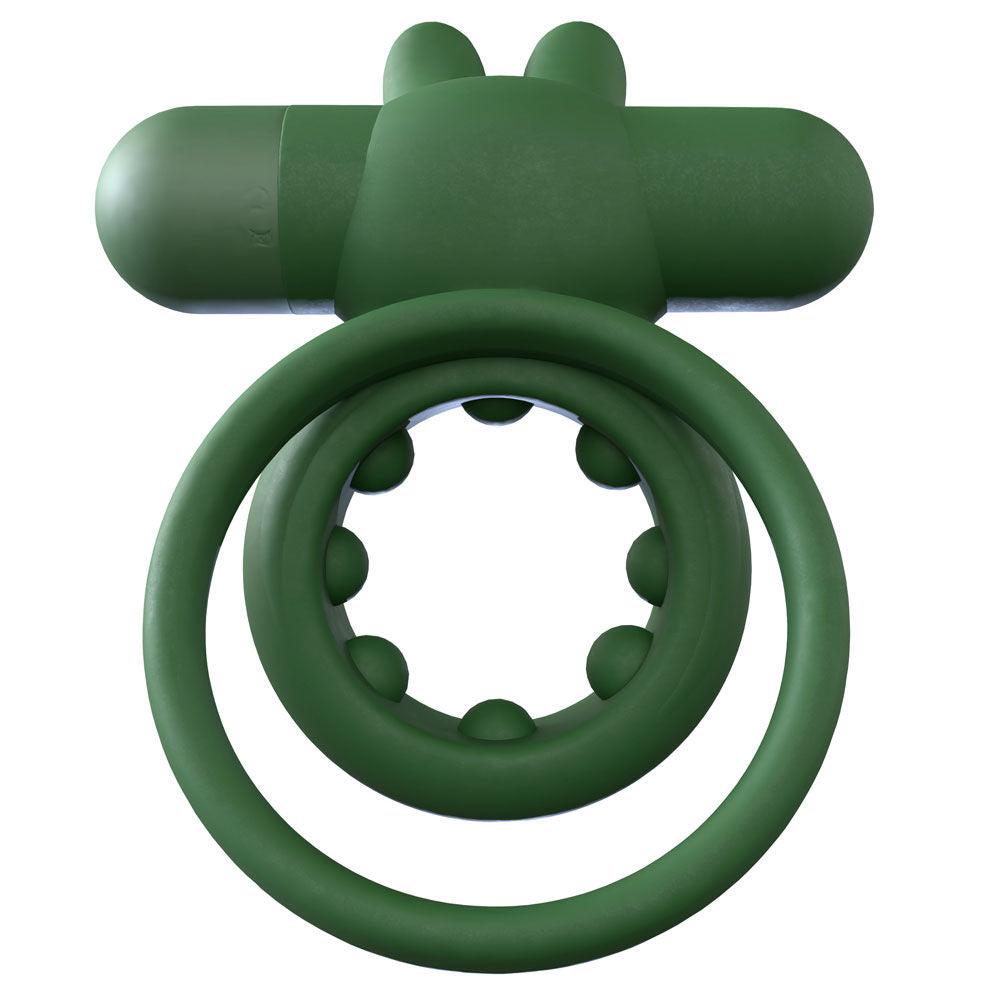 Ohare (Black | Blue | Green) – Rechargeable Silicone Rabbit Vibrating Cock Ring