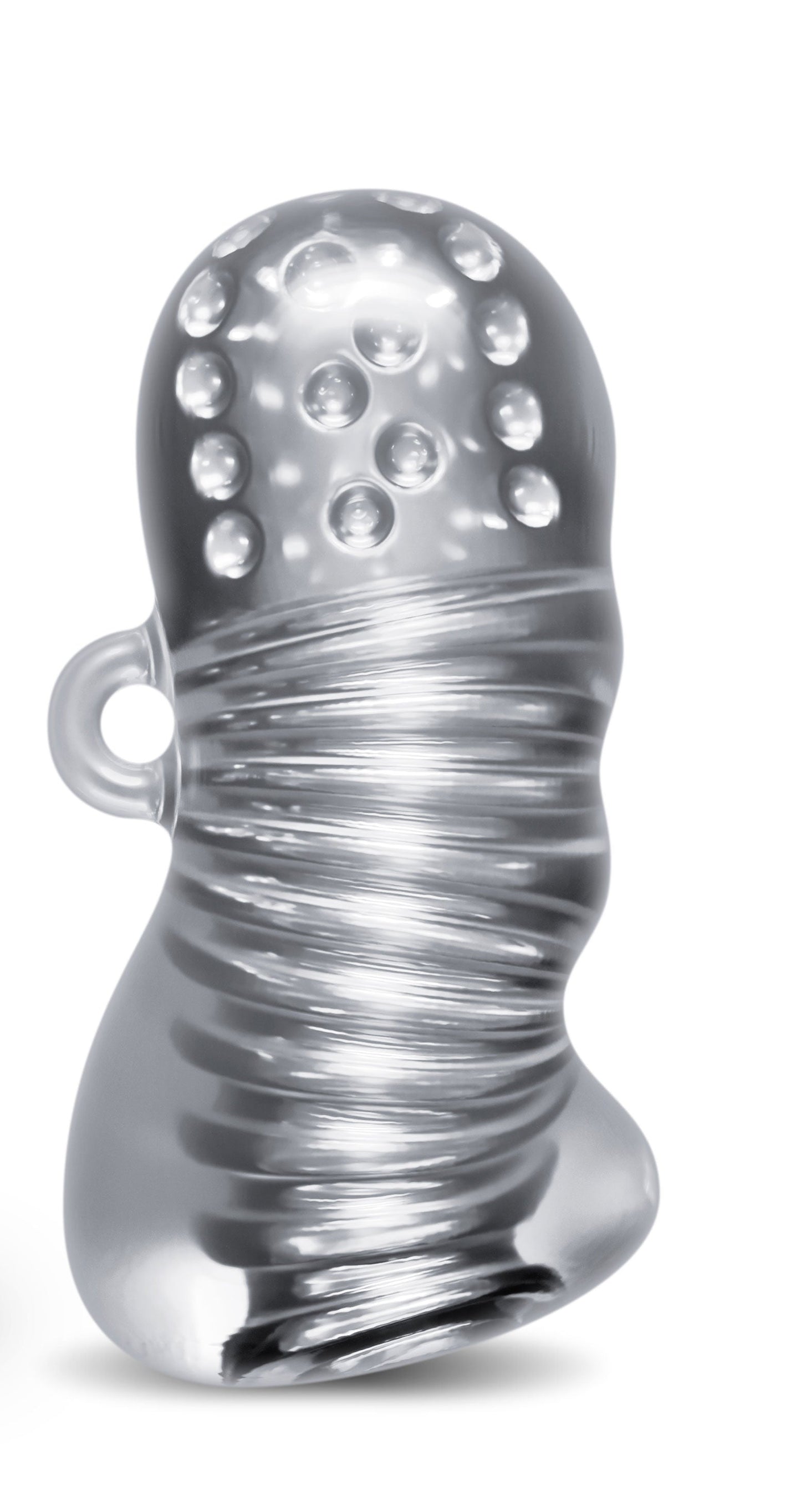 Rize Squeezy (Clear) – Textured Male Masturbator Sleeve