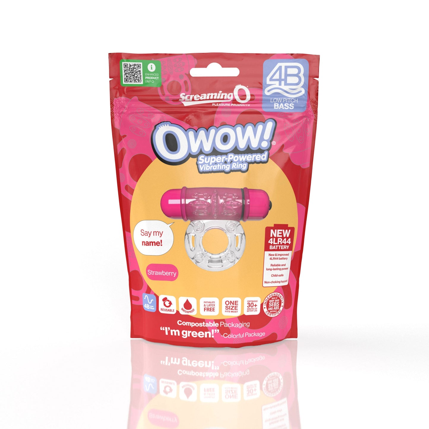 Owow 4B Low Pitch Bass (Strawberry)