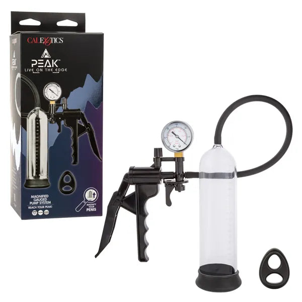 Peak Magnified Gauged Pump System – Silicone Cock and Ball Enhancer Pump