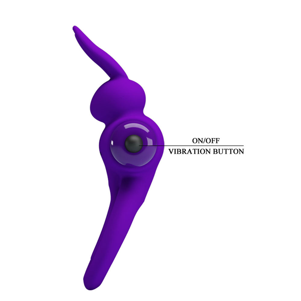 Vibrant Penis Ring III – Silicone Rabbit Cock Ring Vibrator