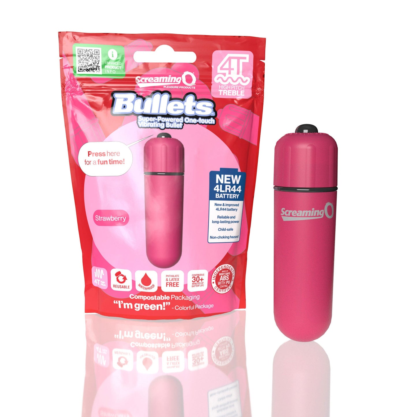Bullets 4T High Pitch Treble (Strawberry)
