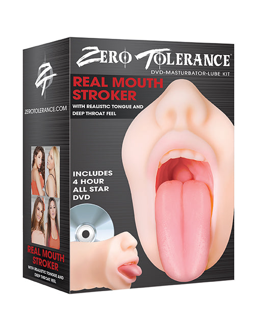Zero Tolerance Real Mouth Masturbator 6.5 Inch – Realistic Male Masturbator