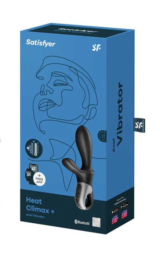 Satisfyer Heat Climax Plus Connect App Warming Anal Vibrator