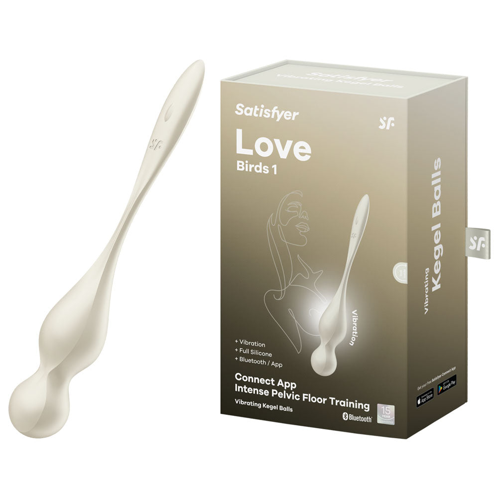 Satisfyer Love Birds 1 - White Kegel Trainer 73.8g