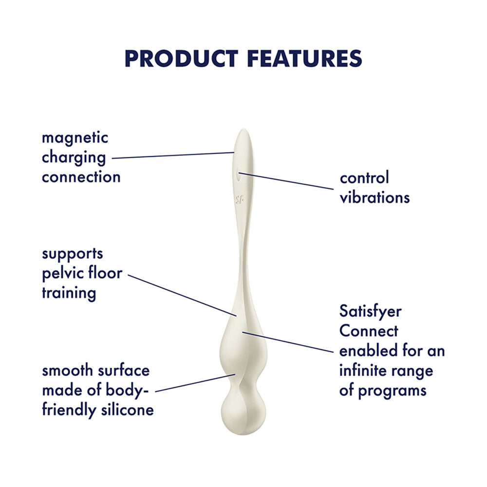 Satisfyer Love Birds 1 - White Kegel Trainer 73.8g