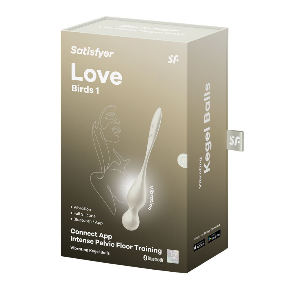 Satisfyer Love Birds 1 - White Kegel Trainer 73.8g