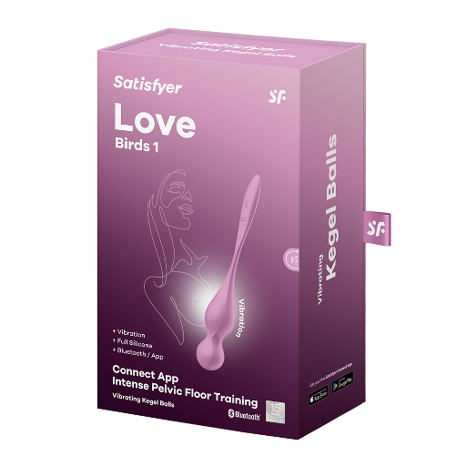 Satisfyer Love Birds 1 Kegel Trainer 73.8g with Connect App Pink