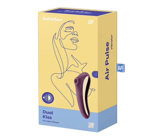 Satisfyer Dual Kiss (Wine Red) – Dual Stimulation Pleasure Device