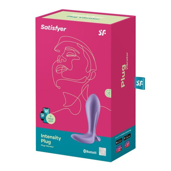 Satisfyer Intensity Plug Purple - Powerful Vibrating Anal Toy