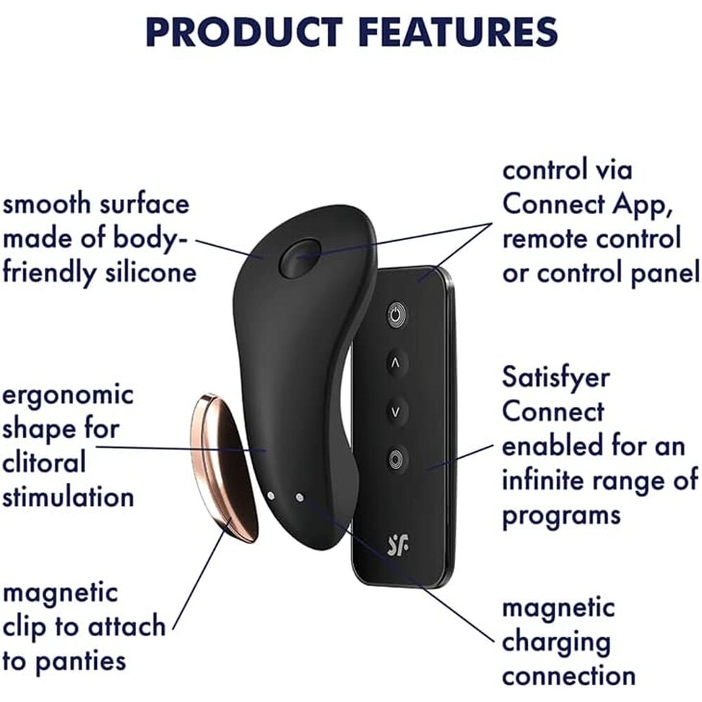 Satisfyer Little Secret – Waterproof Remote-Controlled Panty Vibrator