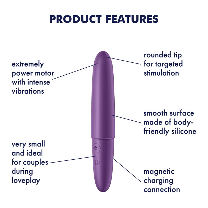 Satisfyer Ultra Power Bullet 6 – USB Rechargeable Bullet Vibrator