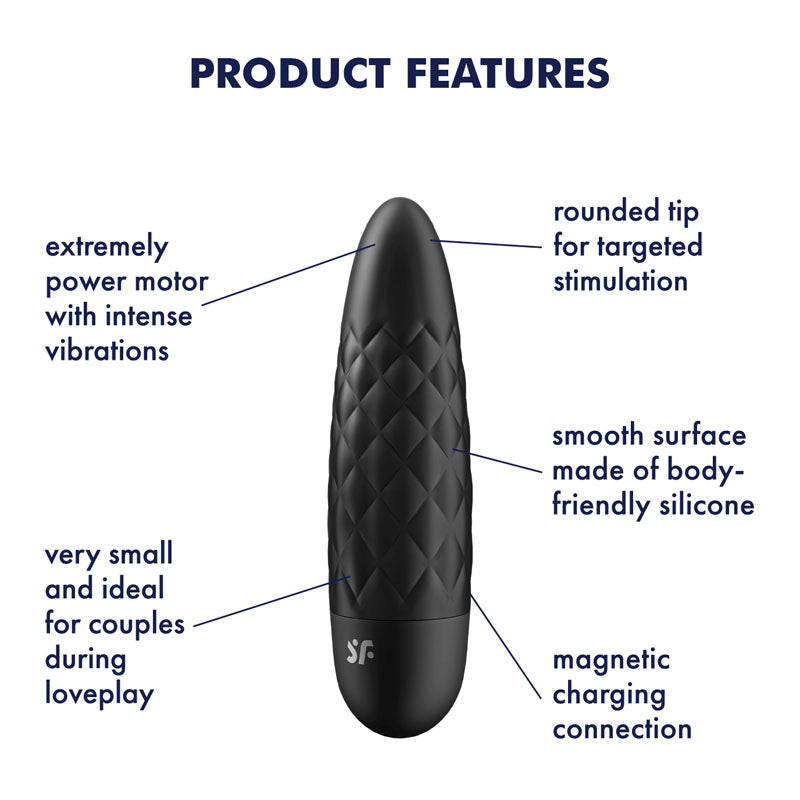 Satisfyer Ultra Power Bullet 5 – USB Rechargeable Bullet Vibrator