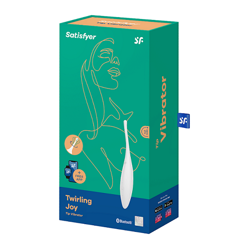 Satisfyer Twirling Joy Tip Stimulator in White