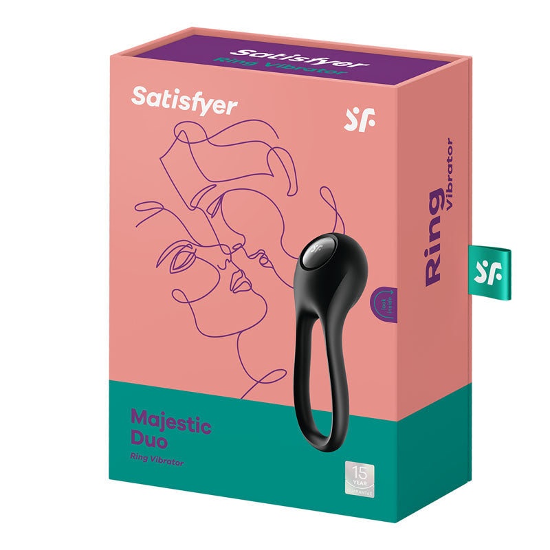 Satisfyer Majestic Duo – USB Rechargeable Vibrating Cock Ring