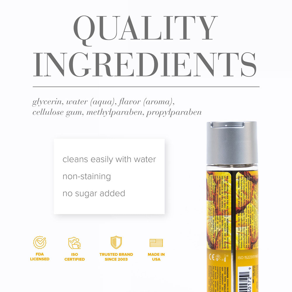 JO H2O Juicy Pineapple (Pineapple Flavored) – Water-Based Lubricant 120 ml