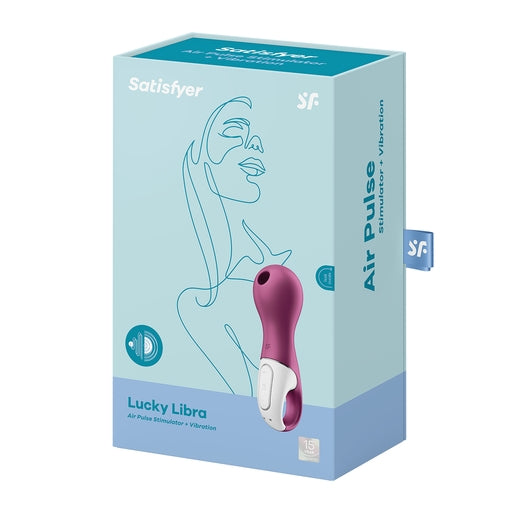 Satisfyer Libra Air Wave Vibrator - Berry
