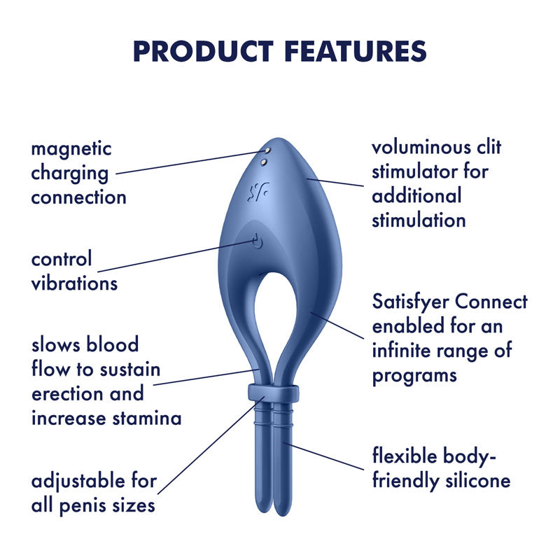 Satisfyer Bullseye – Adjustable Vibrating Lasso Cock Ring