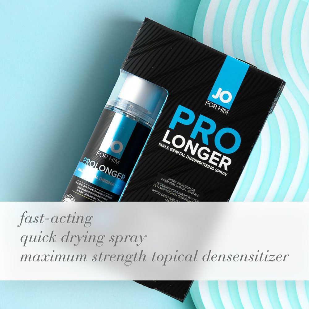 JO Prolonger Spray – 60ml Delay Spray for Ejaculation Control and Sensitivity Enhancement