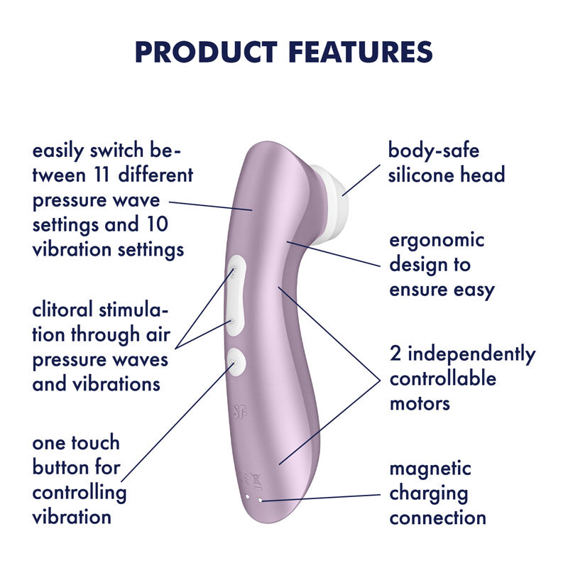 Satisfyer Pro 2 Plus Vibration Clitoral Stimulator Device