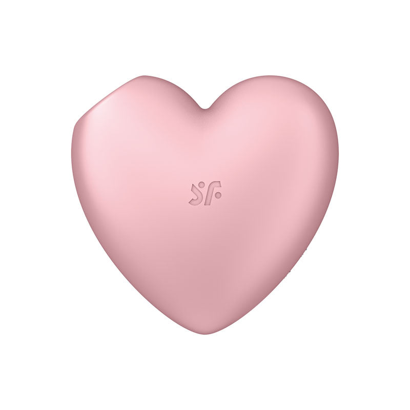 Satisfyer Cutie Heart Vibrator Pink Light Red Air Pulsation Stimulator