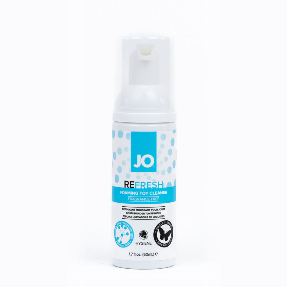 JO Refresh Foaming Toy Cleaner – Gentle Fragrance-Free 50 ml Toy Cleaner