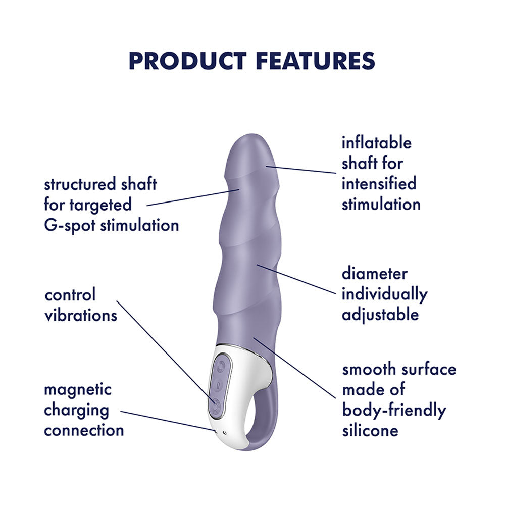Satisfyer Air Pump Vibrator 1 Lilac Inflatable