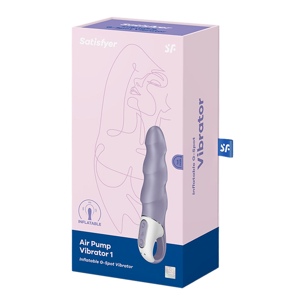 Satisfyer Air Pump Vibrator 1 Lilac Inflatable