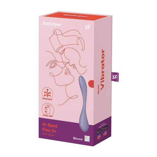 Satisfyer G-Spot Flex 5+ Lilac Vibrator with App Control