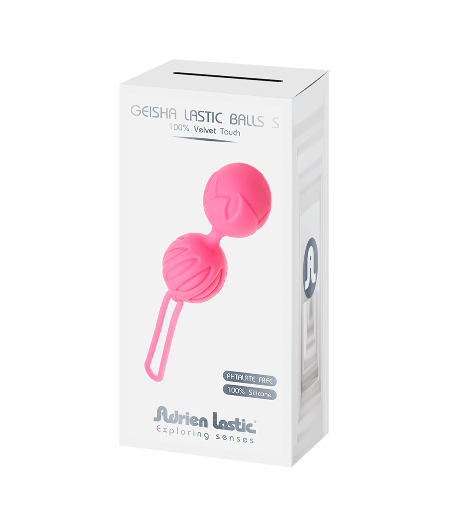 Adrien Lastic Geisha Lastic Balls Pink Size S 100 Percent Silicone