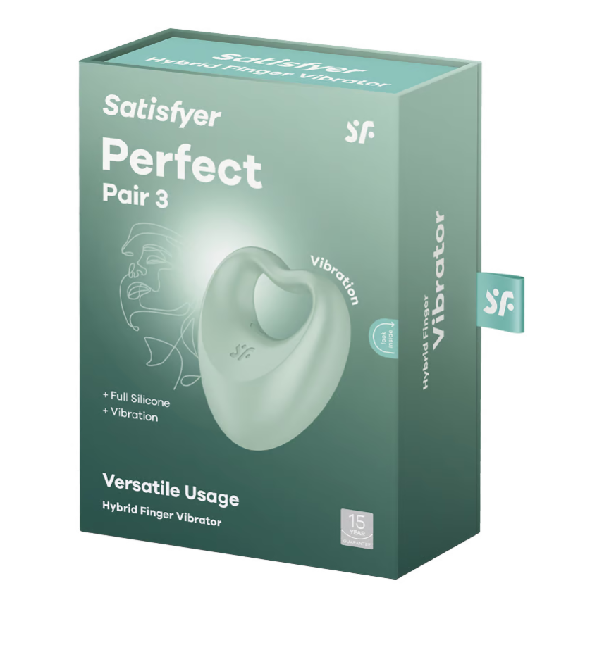 Satisfyer Perfect Pair 3 Hybrid Finger Vibrator - Green