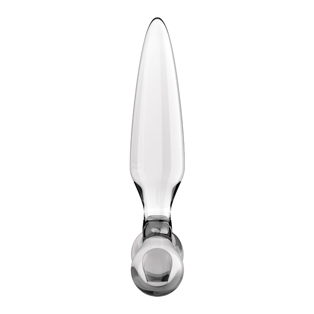 Satisfyer Triple Crystal 2 Transparent – Glass Dildo