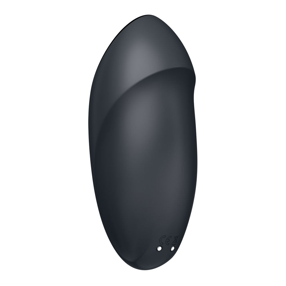 Satisfyer Tap & Climax 1 - Grey Lay-On Vibrator 8.6 Inch
