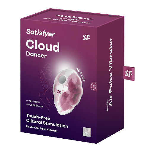 Satisfyer Cloud Dancer Red Compact Silicone Vibrator